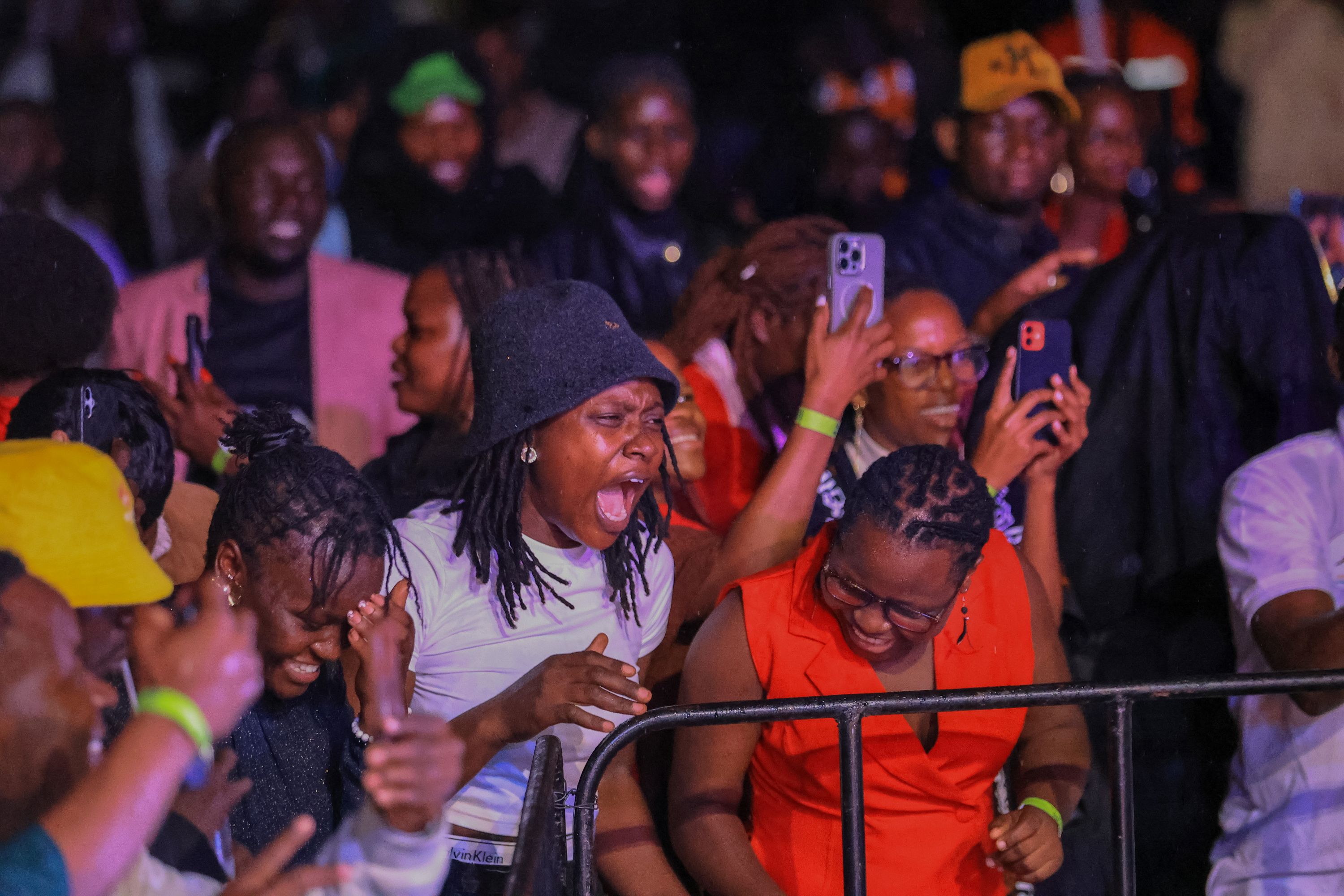 The ecstatic crowd during Madoxx Sematimba's performance. Photo by Paul Watala