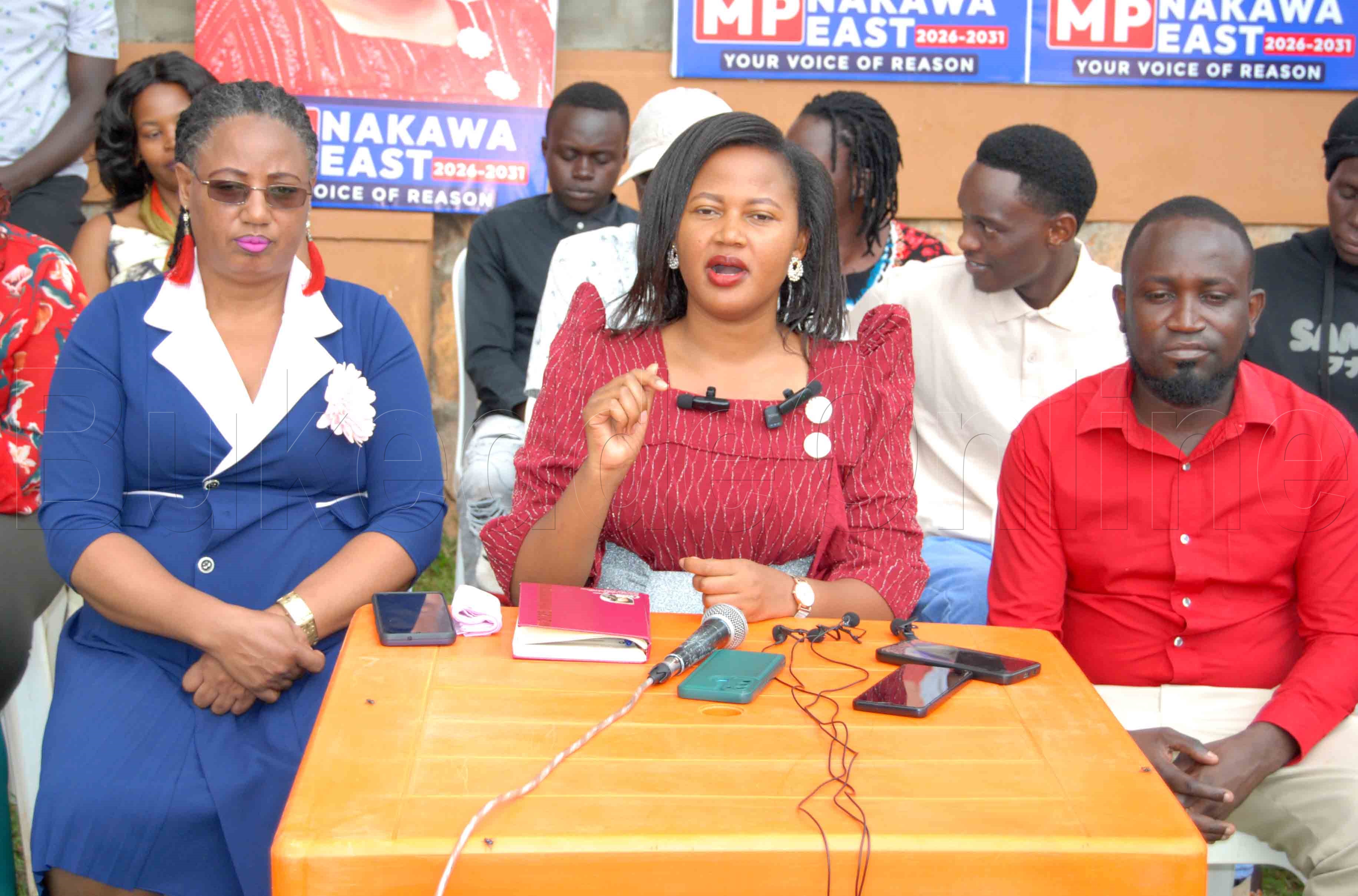 Nakandi ng'ali mu lukiiko lw'abannamawulire