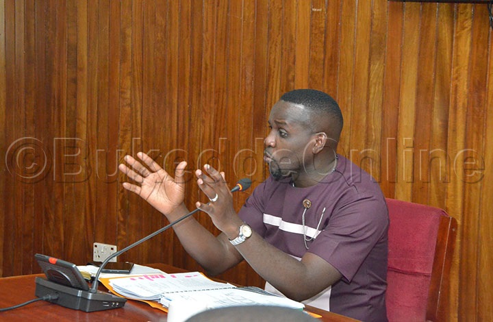 Ssentebe Wa Cosase Joel Ssenyonyi  Ng'ayogera.