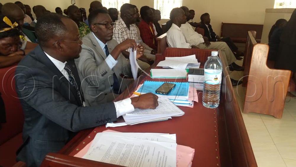 EC lawyers in court during the hearing of the petition. (Credit: Olandason Wanyama)