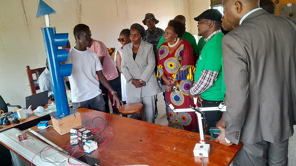 Senior Presidential Advisor on Public Relations, Mary Karooro Okurut, while visiting the university recently praised KIU for its positive impact on the local economy. (Credit: Bruno Mugizi)