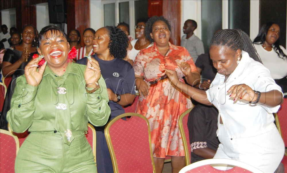 Richard Masembe's fans enjoying the show.