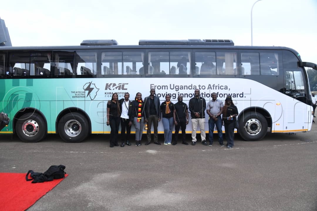 Some of travellers before boarding the bus. (Credit: Mpalanyi Ssentongo)