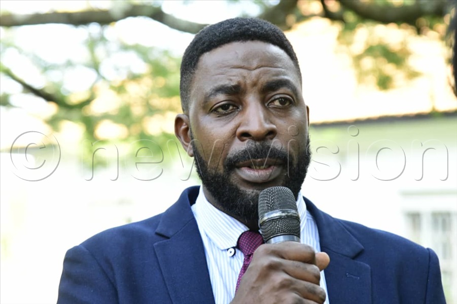 UCC head of regional offices Emmanuel Muyomba said their interest in sponsoring the University Quiz was intended to let students learn about other issues outside their learning environment and courses. (All Photos by Eddie Ssejjoba)