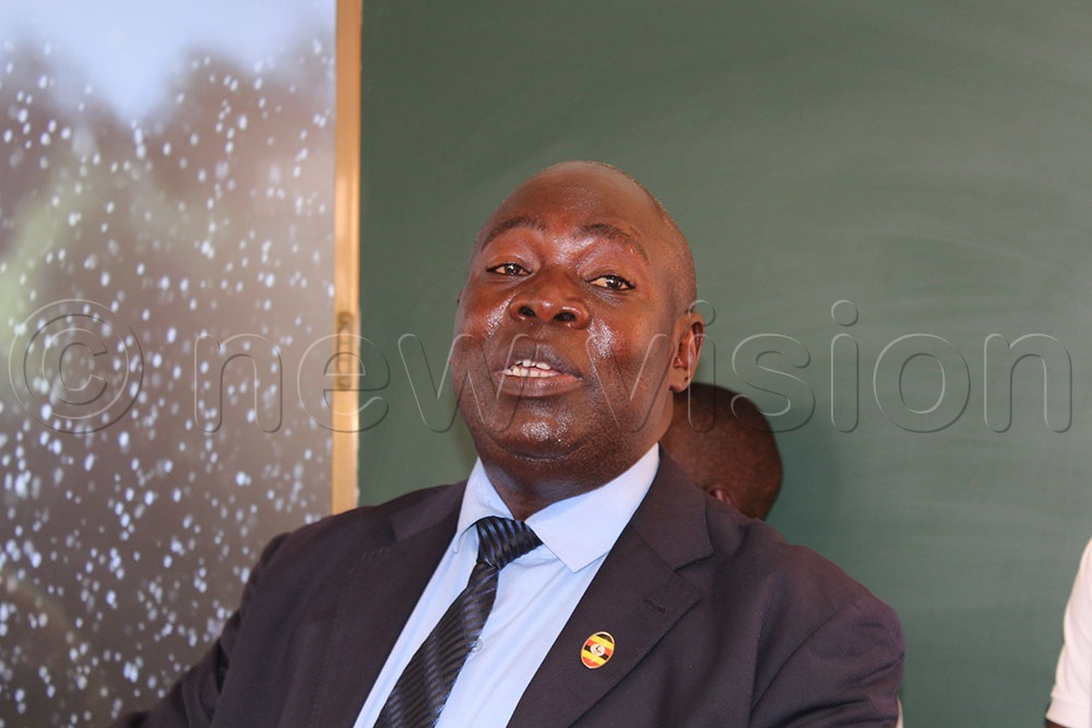 Retired Wakiso DEO Fredrick Kiyingi Kinobe says the use of smart boards represents a major step forward for Uganda’s education system. (Credit: Bridget Ahurira)