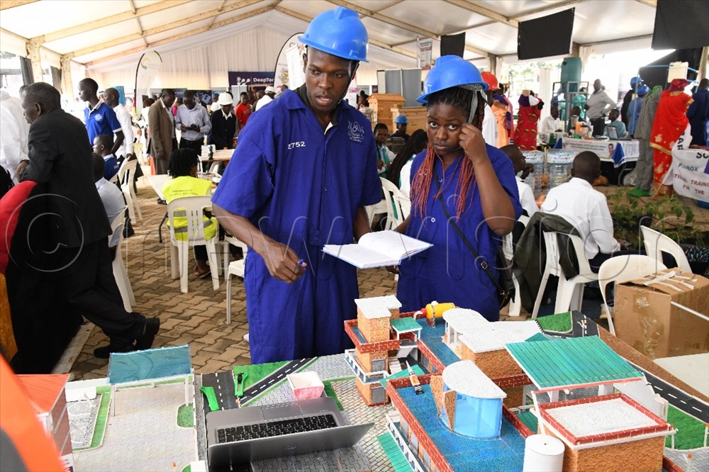Uganda technical College-Elgon show case their innovations in architecture.