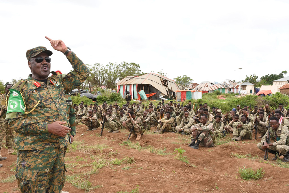 AUSSOM Force Commander, Lt Gen. Sam Kavuma, congratulated the joint forces after the successful operation. (Courtesy)