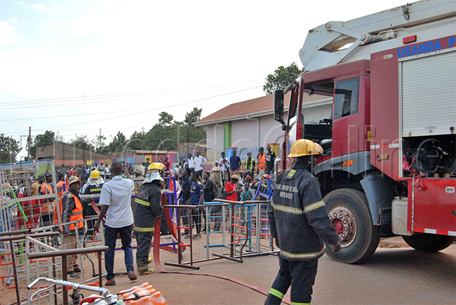 Aba Fire brigade nga bagezaako okutaasa