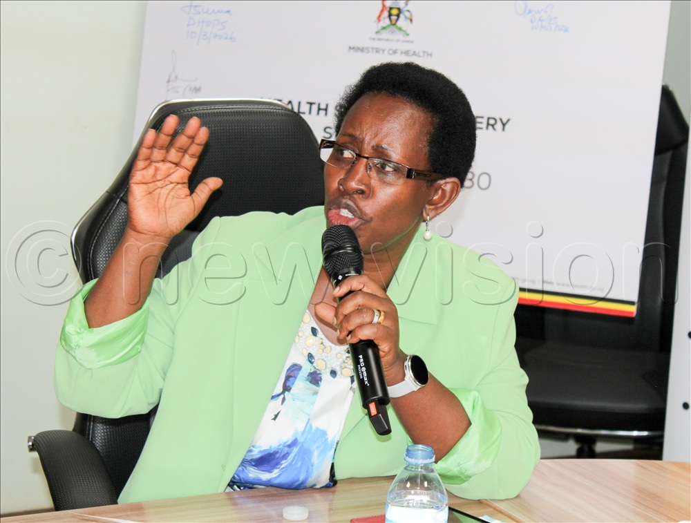 Diana Atwine, the Permanent Secretary Ministry of Health 