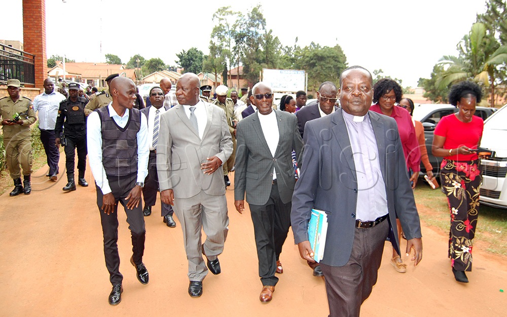 Members of the Uganda Martyrs Day (2026) National Organising Committee (NOC) during their consultative meeting and guided tour of the Uganda Martyrs Anglican Site, Namugongo, in Wakiso district on Thursday, May 14, 2026. (Photo by Mathias Mazinga)
