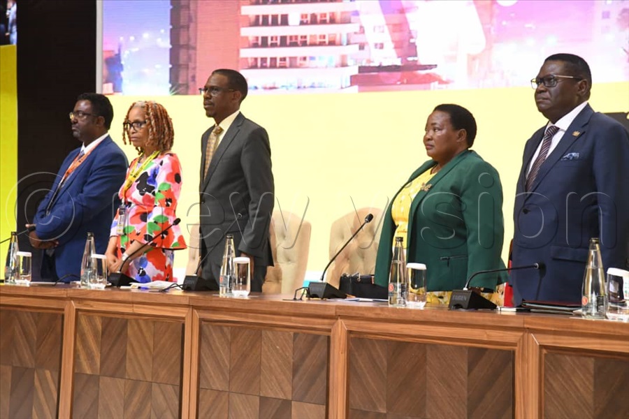 PM Nabbanja (2nd R) emphasised the government’s efforts to ensure the country never returns to the FATF Grey List by maintaining compliance with international financial crime standards.