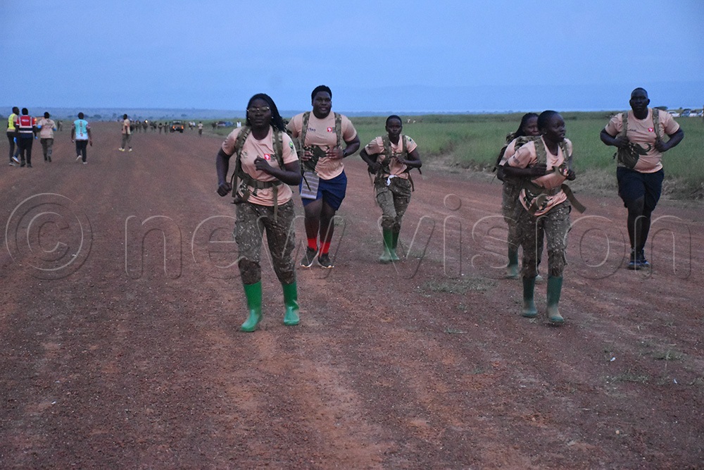 Participants in the Wildlife Rangers Challenge 2026 on Saturday, 19, 2026. (Photo by Gerald Tenywa)