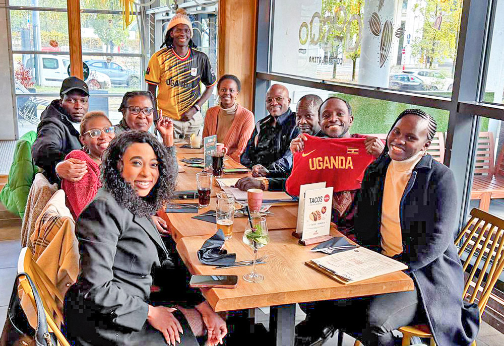 Some of the Ugandan community members in Luxembourg who attended the event to commemorate Uganda&rsquo;s 64th Independence anniversary.