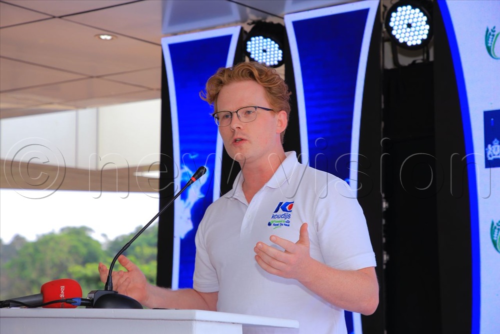 Stevens Guido, Koudjis Nutrition BV Country Manager addressing the guests. 