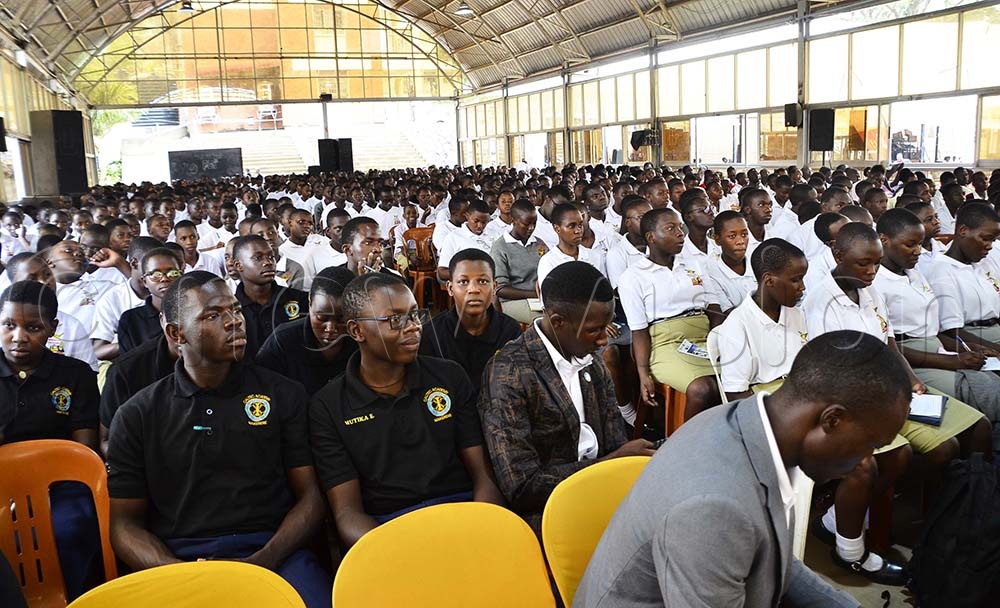 Some of the youth during the Mega youth conference at Mengo Senior School in Nakulabye on11th July 2026. (Credit: Juliet Kasirye) 