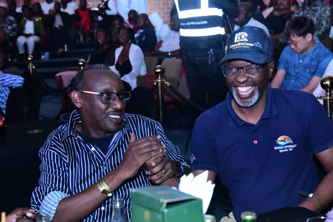 Stephen Asiimwe (Private Sector Foundation Uganda), and tourism guru Amos Wekesa had a good time