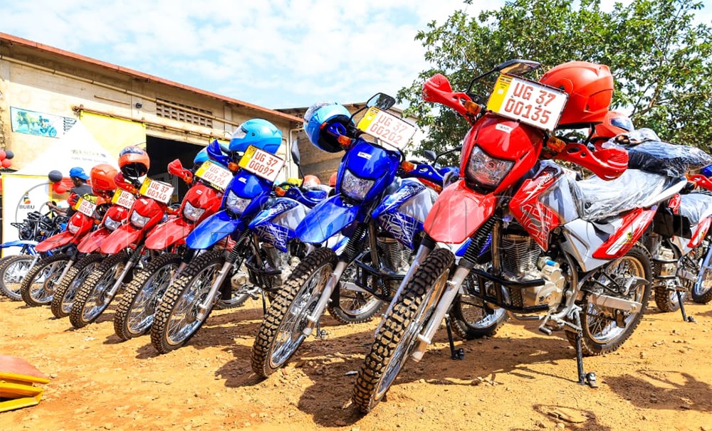 The government has handed over motorcycles to commercial officers across the country to strengthen efforts to implement key programmes. (Photo by Ali Twaha)