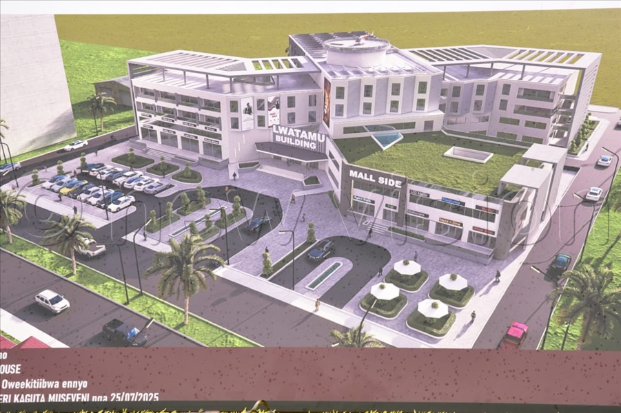 The 6-floor complex will be constructed on 2.7 acres near the Lubiri in Mengo. (All Photos by Eddie Ssejjoba)