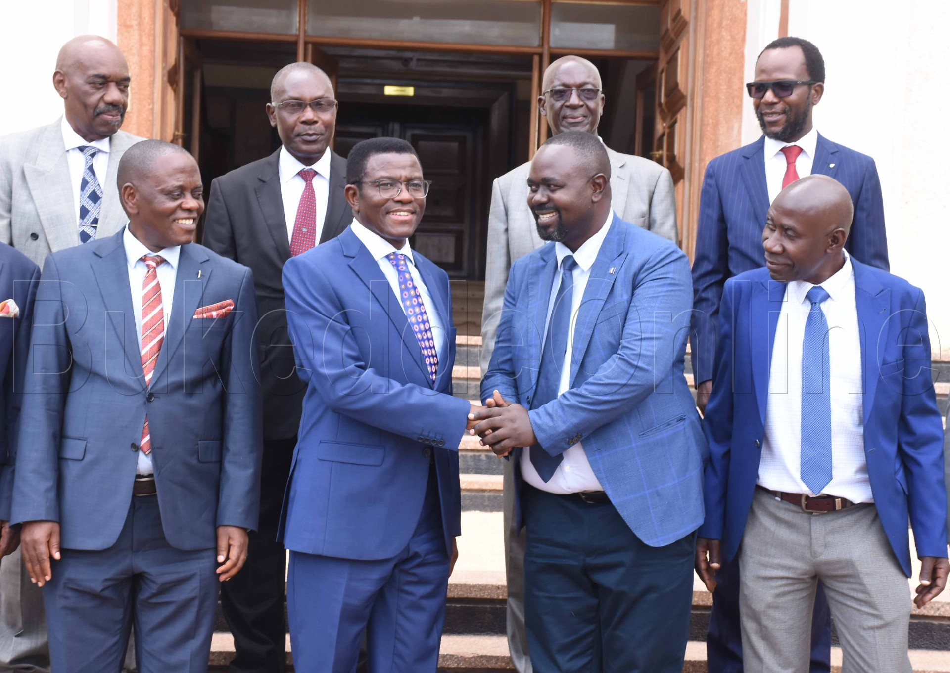 Katikkiro n'abagenyi e Mengo
