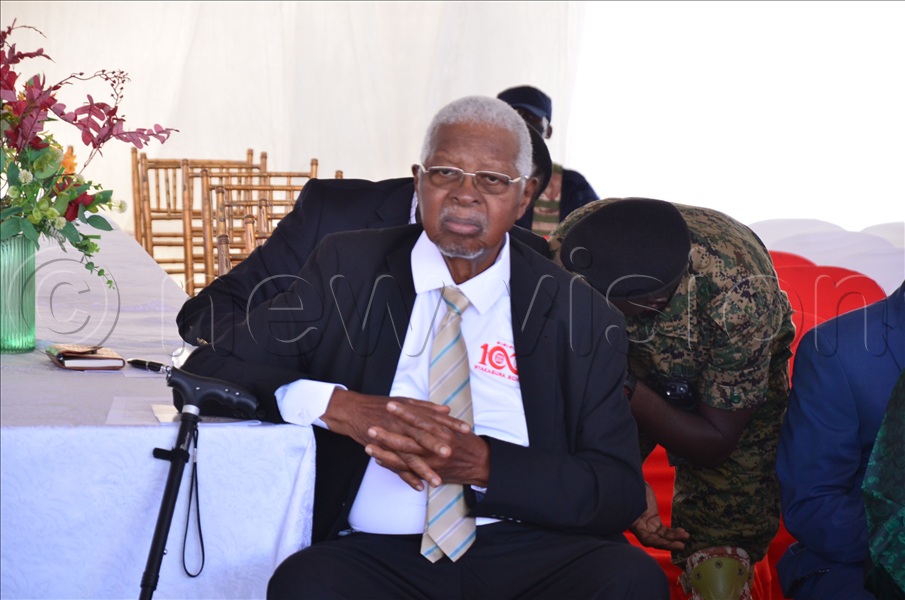 Prof. Edward Rugumayo during the celebrations.