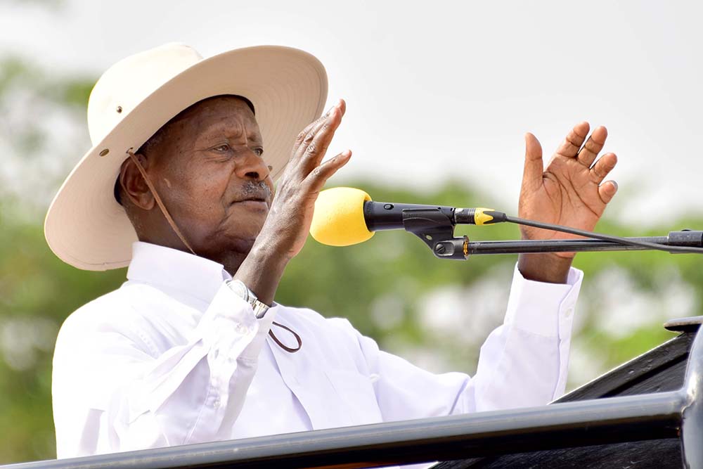President Museveni. (File)