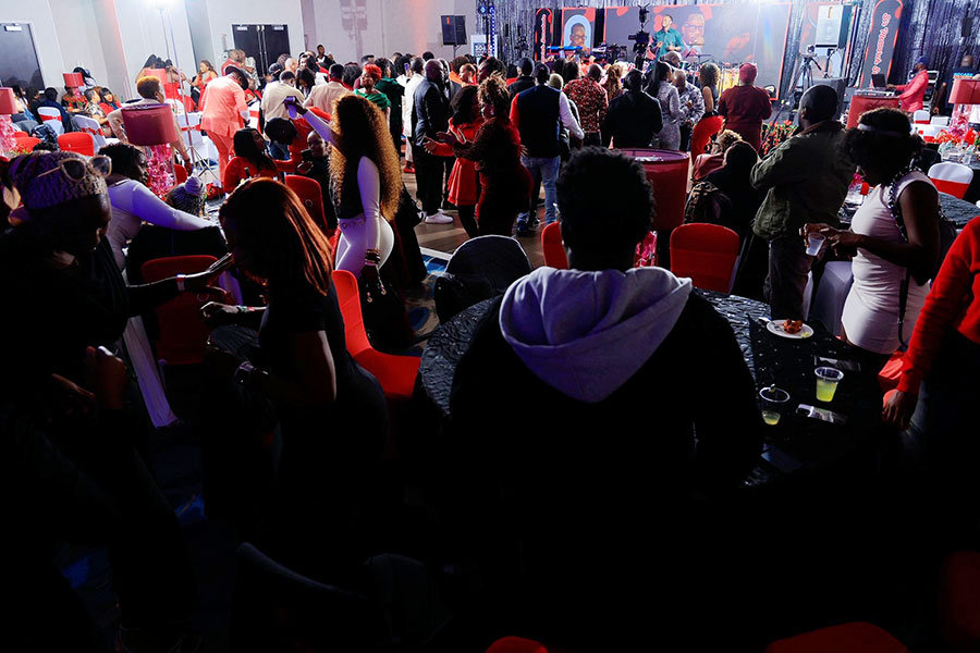 Guests enjoying the performances