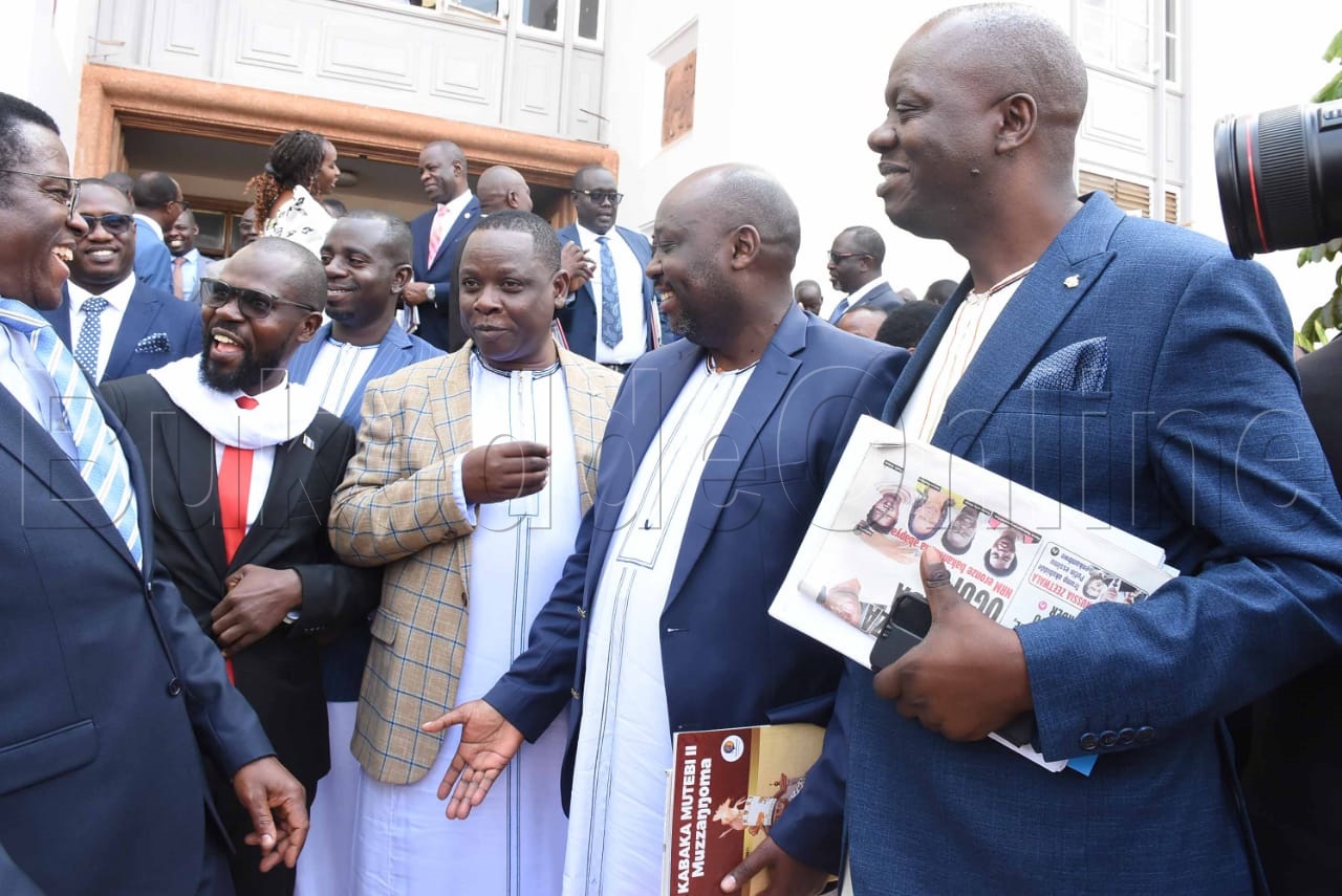 Ababaka abatuuka ku kabondo ka Buganda nga bakyadde e Mmengo