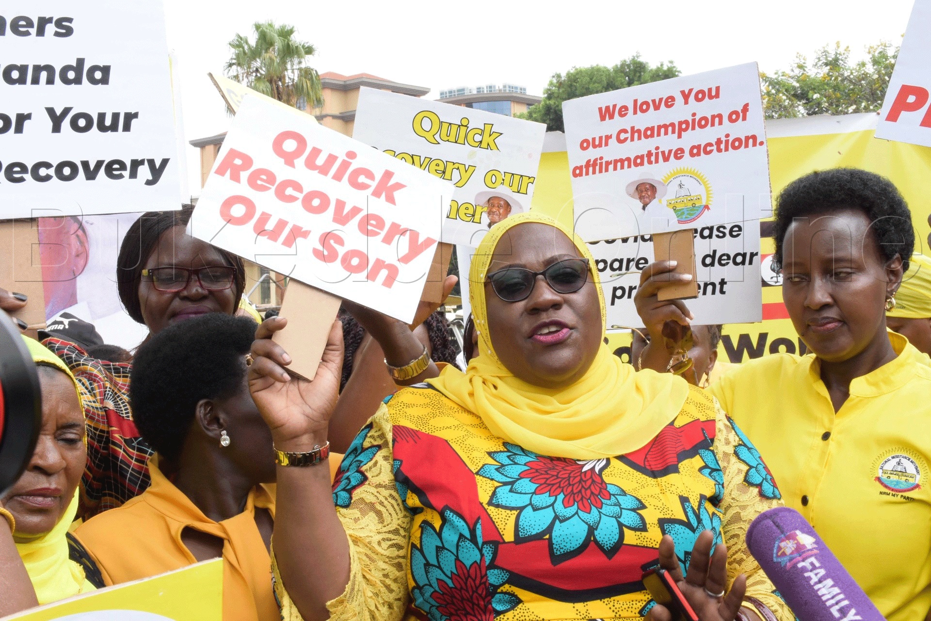 Kimbowa ng'asabira Pulezidenti Museveni