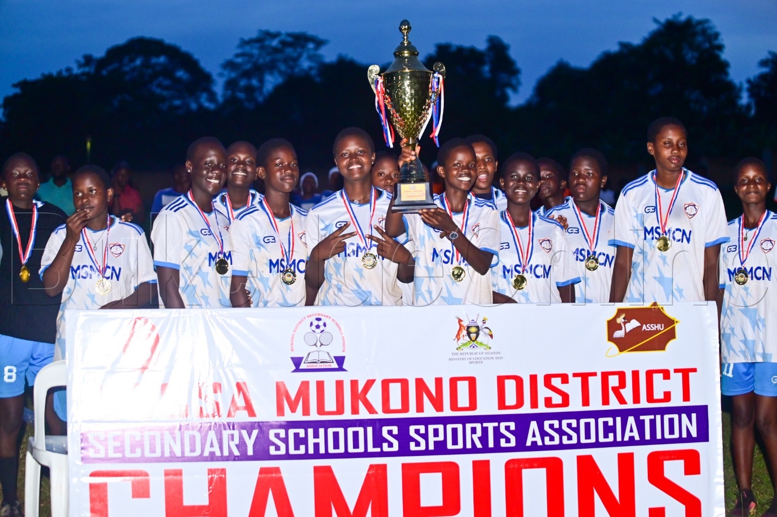 Aba Mt. St. Mary's College Namagunga abaawangudde volleyball mu bawala nga bajaganya