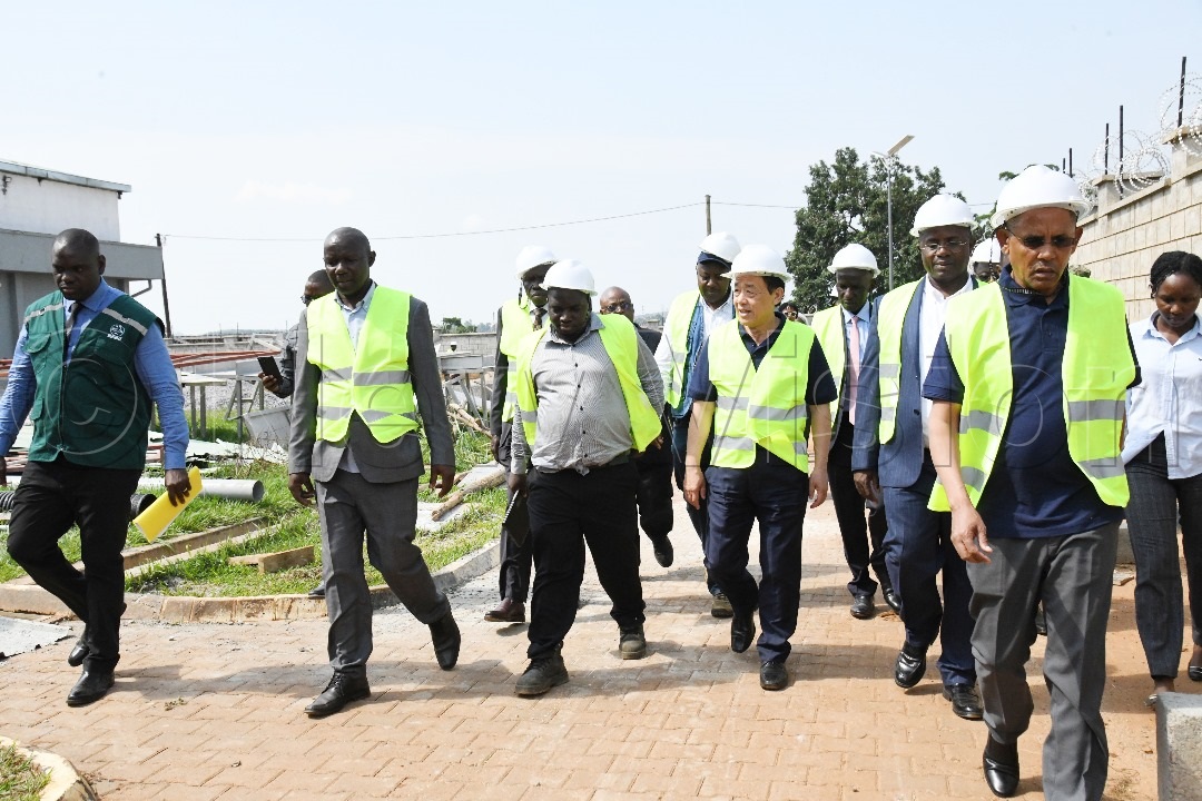 Touring NARO Anti-Tick Vaccine production facility. (Credit: Mpalanyi Ssentongo)