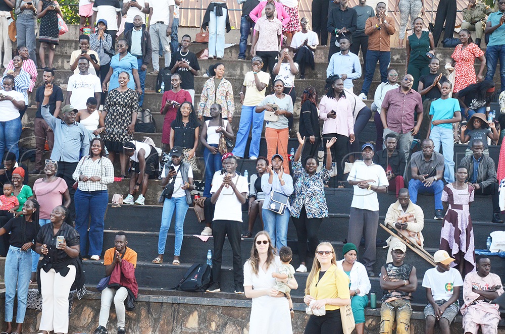 Worship House Christians in a pavilion during the crusade at Hockey Grounds, Lugogo in Kampala on May 20, 2026. (Photo by Isaac Nuwagaba)