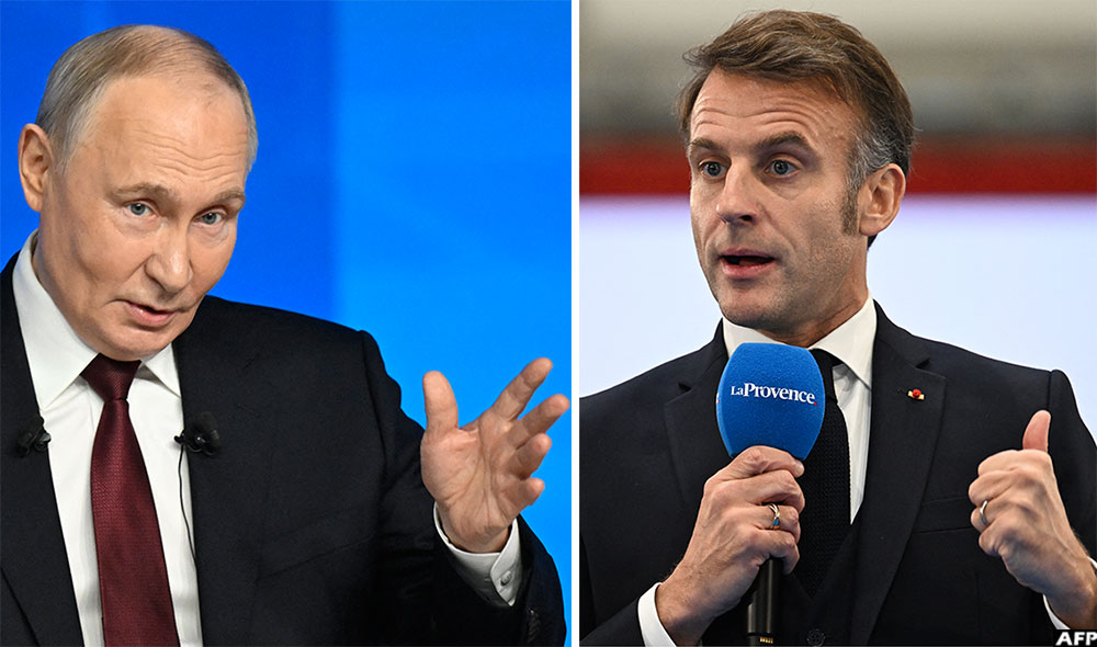 According to Kremlin spokesman Dmitry Peskov, Russia's &nbsp;Vladimir&nbsp;Putin has expressed his willingness to talk with France's Emmanuel Macron on the conflict