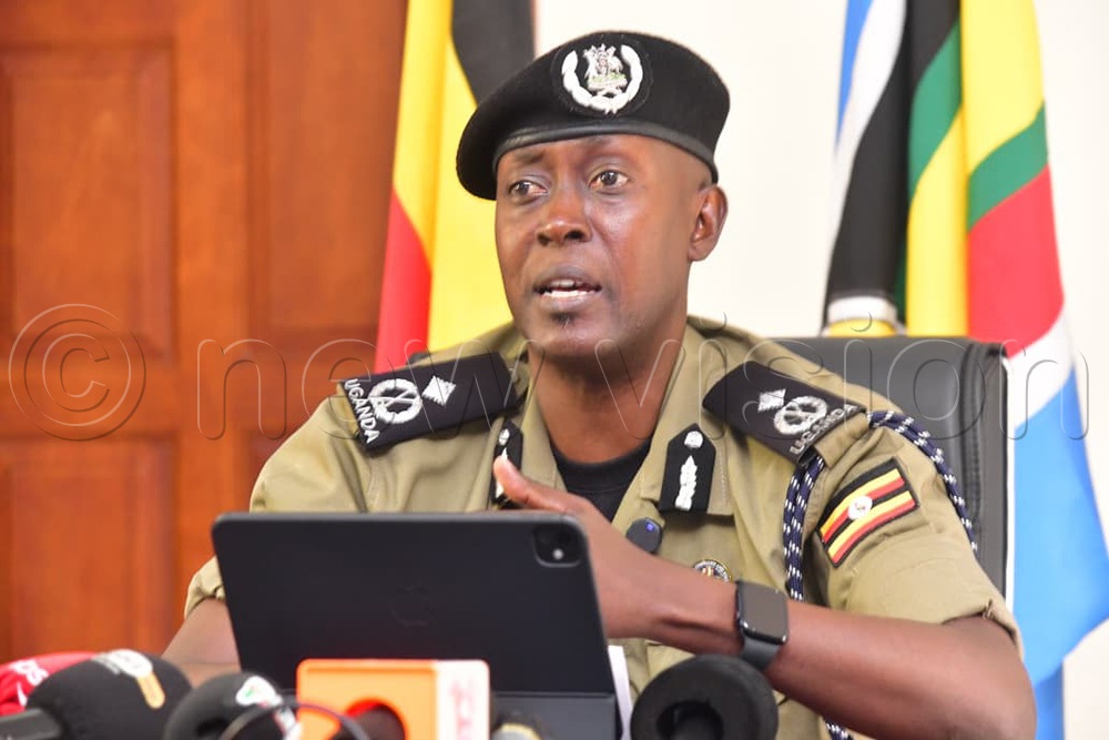 Kituuma identified intimidation, threats, obstruction of voting, tampering with election processes and disruption of polling activities as some of the offences police will deal with decisively. (Credit: Mpalanyi Ssentongo)