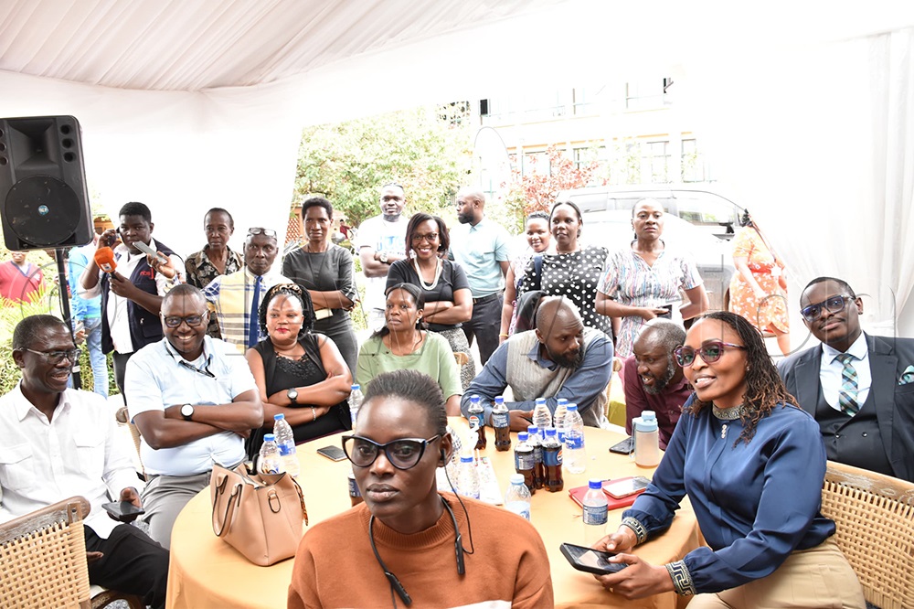 Vision Group staff at the Makoma media briefing.