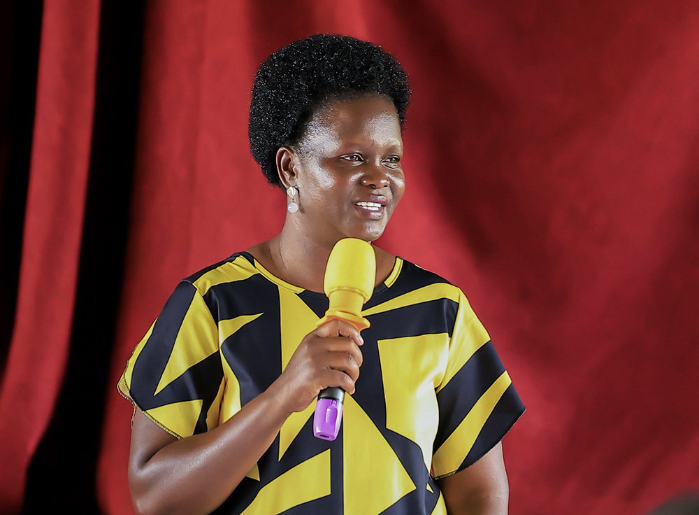 National Secretariat for Patriotism Corps (NSPC) Commissioner Hellen Seku called on education stakeholders to prioritise student welfare, discipline, and patriotism. (Courtesy photo)