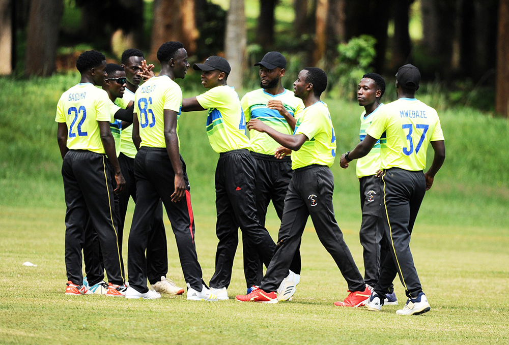Aboojo celebrate a wicket. (Courtesy photo)