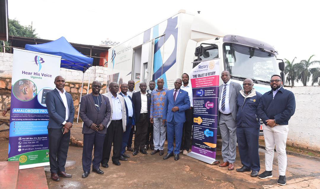 Rotary Club of Kololo   has supported the provision of specialised equipment, the establishment of a sound booth for hearing tests, and a temporal bone laboratory for advanced medical training in Ntinda in partnership with Makerere University College of Health Sciences and Hear His Voice Uganda.