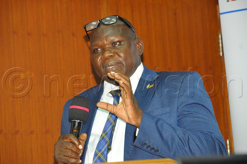 Stephen Birahwa Mukitale, the Deputy Chairperson National Planning Authority (NPA) remarks during the dissemination of the National human resource survey report at Uganda Bureau of Statistics (UBOS)offices Kampala on April 23, 2026. (Credit: Nancy Nanyonga) 