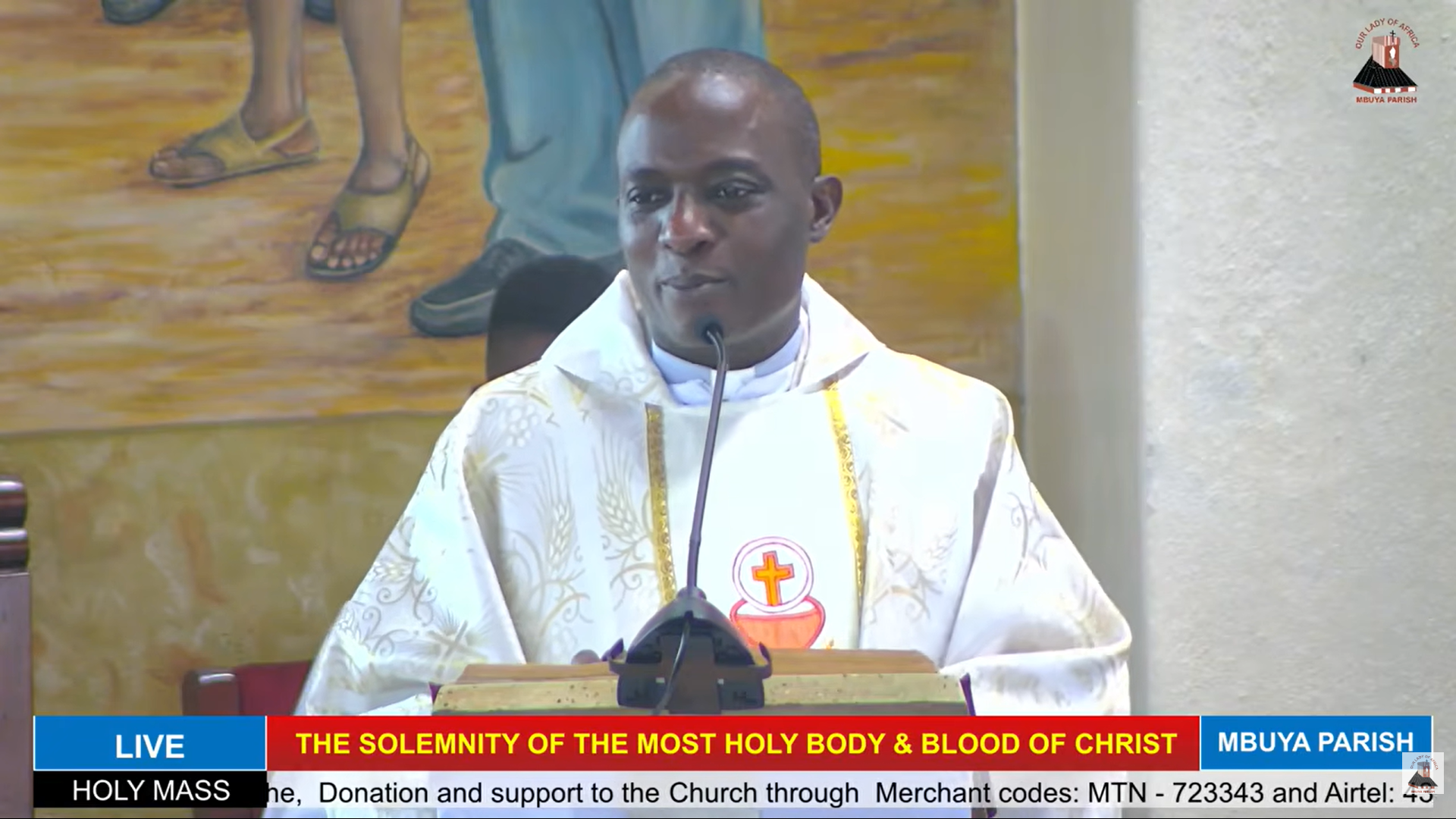 Online Church: @Our Lady of Africa Church Mbuya today, June 07, 2026
