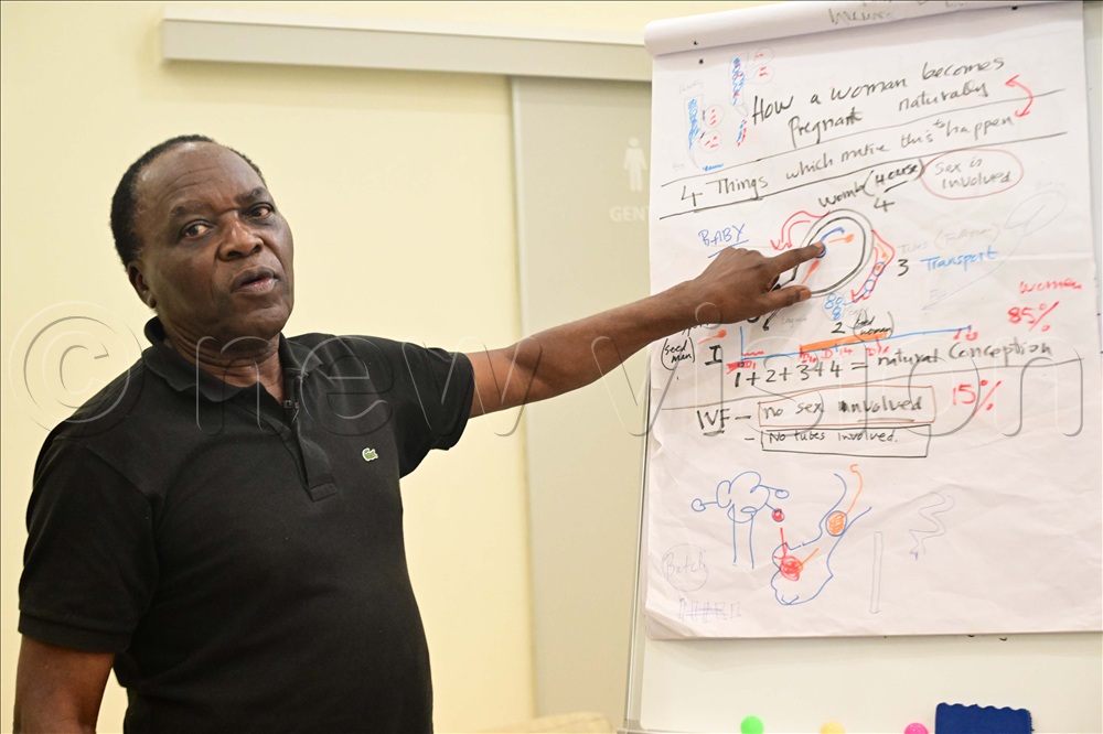Dr Sali Tamale at his hospital in Bukoto. (Photo by Maria Wamala)