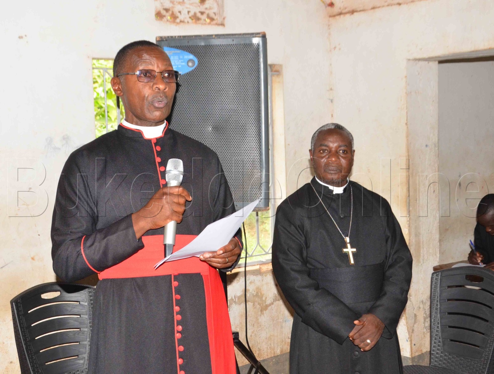 ssabadinkoni we Kazo era nga y'akulira eby'enjigiriza mubulabirizi bw'e Namirembe, Can David Mpagi ng'annyonnyola.