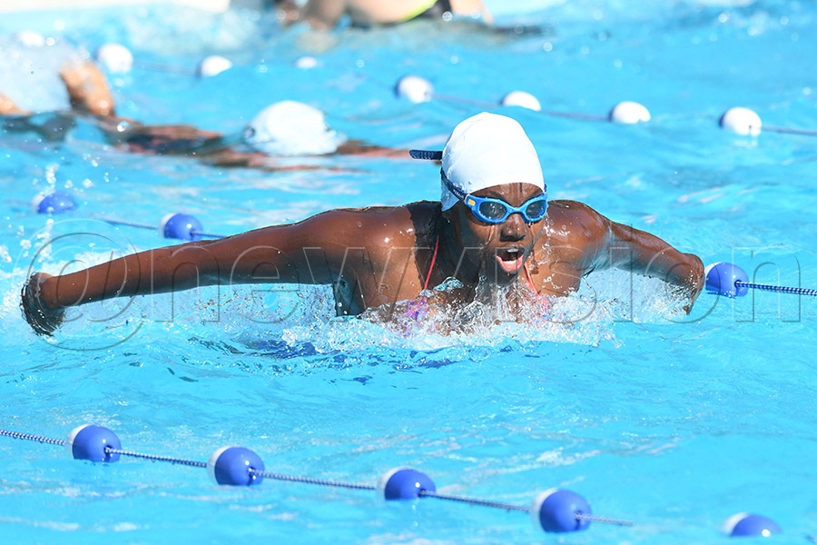 Malta Swim Club&rsquo;s Rachael Galinda in action. Photo by Michel Nsubuga