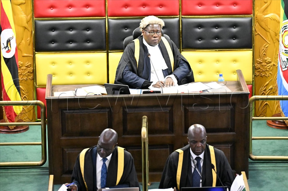 Speaker of Parliament, Jacob Markson Oboth