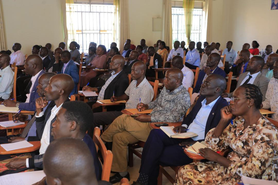 Teachers listening attentively and taking notes during the meeting at Namugongo Martyrs Shrine Retreat Centre, also known as Kyoto in Wakiso district. (Courtesy photo)