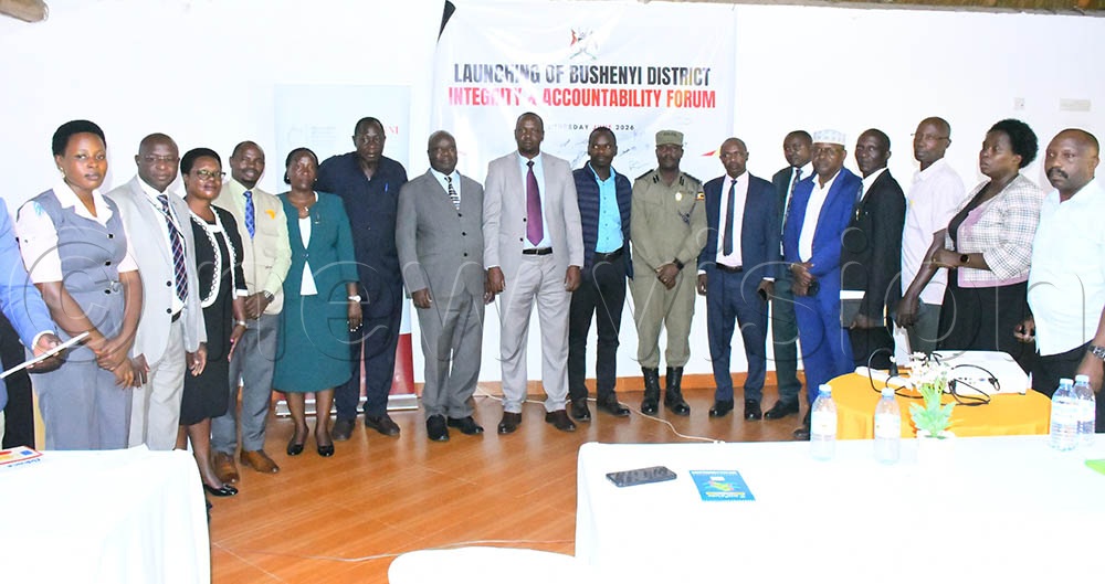 Ngambirano noted that concerns around the District Service Commission and reports of shoddy work implementation had increased the need for stronger local oversight. (Credit: Bruno Mugizi)