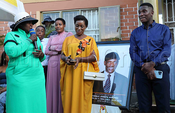 Akulira office ya ssentebe wa NRM Hadijah Namyalo ng'ayogera