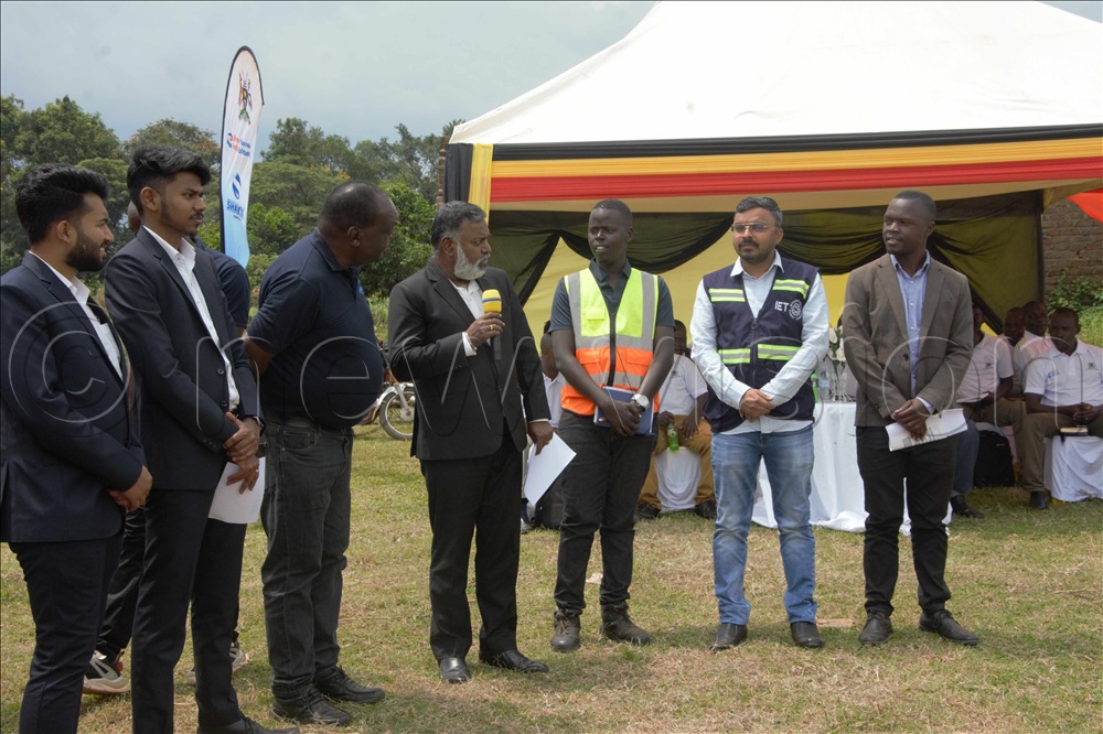 Shakti Pumps (i) Ltd And International Energy Technik Contractors Speaking At The Commissioning Of The Project 