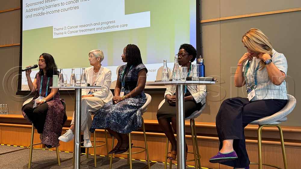 Nakigudde from the second right during a panel session on access and innovation. (Credit: John Musenze)
