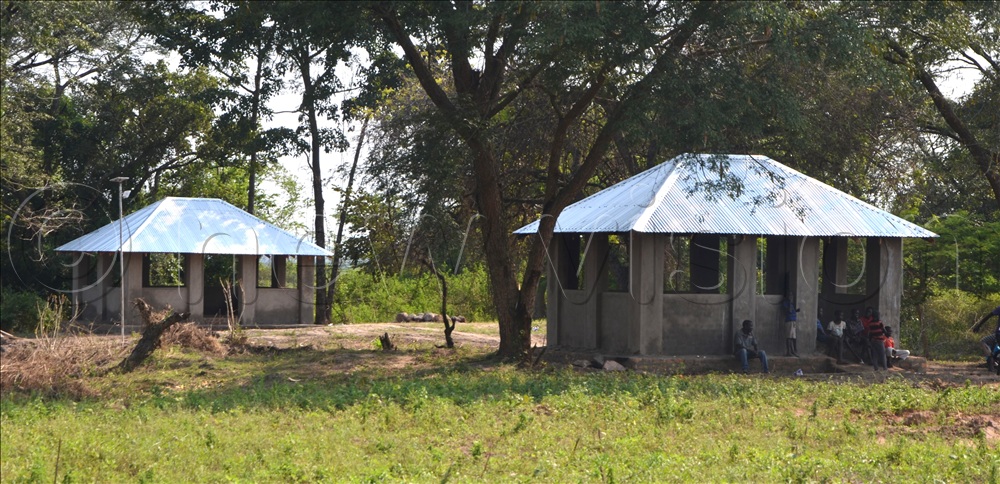 Some of the buildings erected at the former initiation place at Apuuton Village in Usuk Town Council, Katakwi.