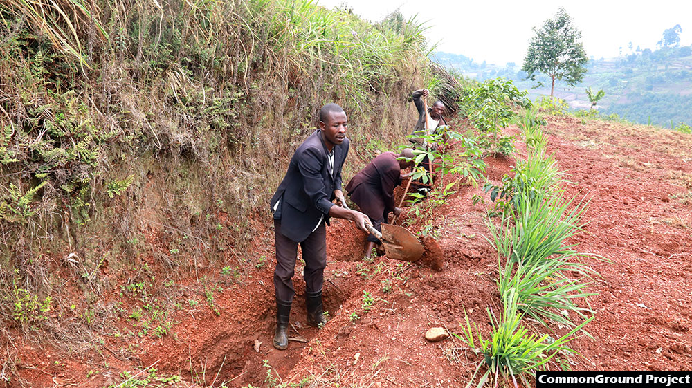 Sustainable land management practices are helping control erosion on the highlands